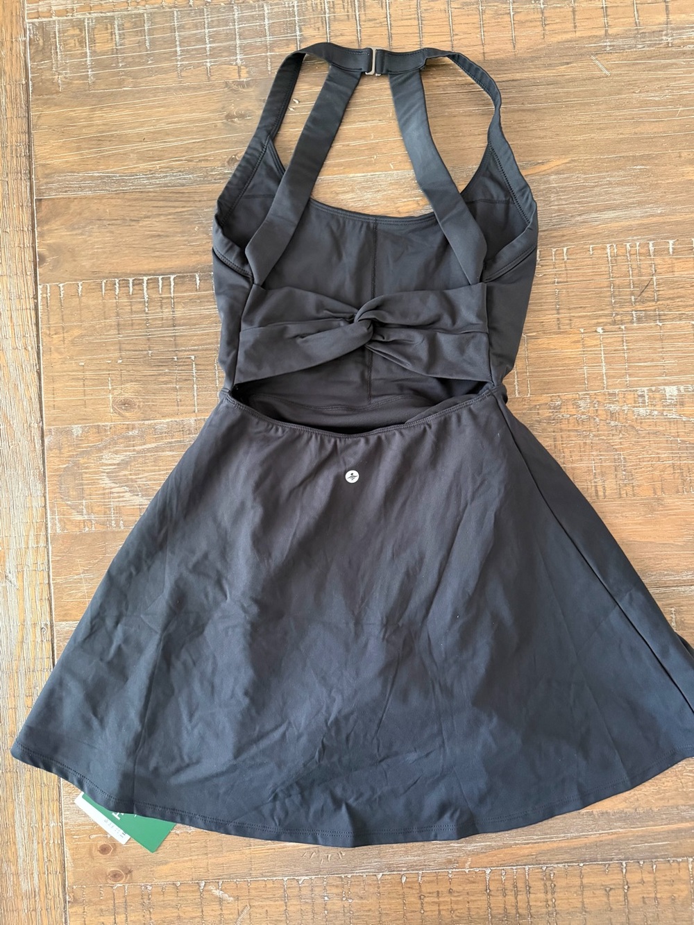 HALARA Black Mini A-Line Tank Dress Skort Active Athleisure - Picture 2 of 5